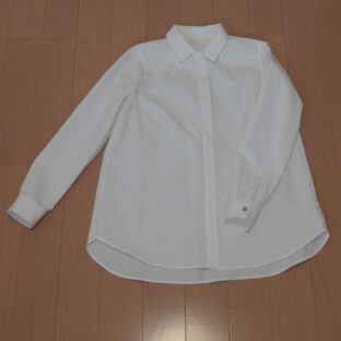 比翼シャツ　白　受注生産