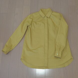 比翼シャツ　マスタード 　受注生産