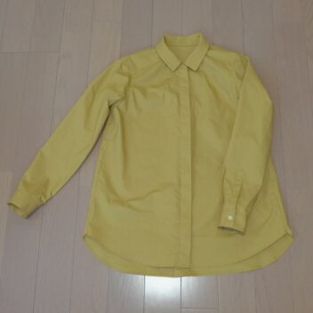 比翼シャツ　マスタード 　受注生産