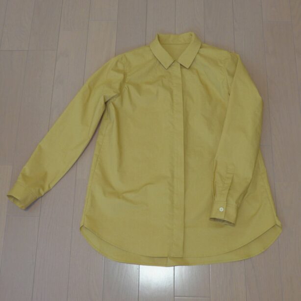 比翼シャツ　マスタード 　受注生産