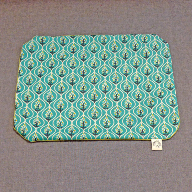 猫のためのマットのカバー布　ふわふわ用NO.3　Bluebonnet Dusk-Day Trip　＜受注生産＞