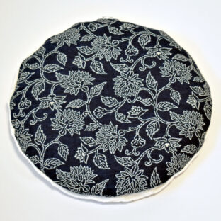 猫のための丸お座布　NO.1　菊　受注生産