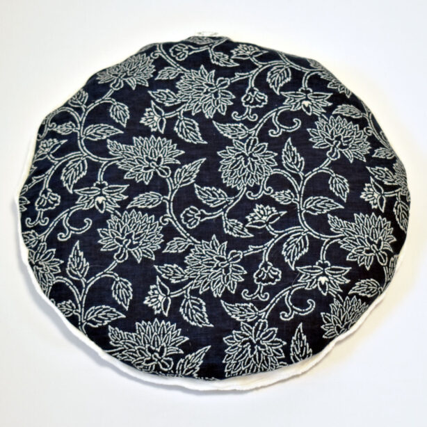 猫のための丸お座布　NO.1　菊　受注生産